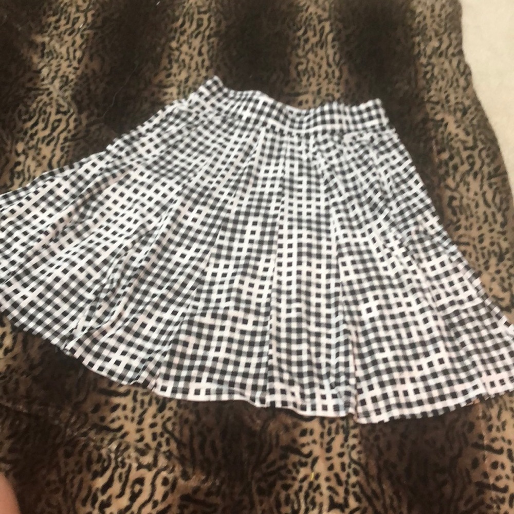 Grace Elements Checkered Skirt - image 1